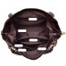 Женская кожаная сумка 8820 BROWN BLACK